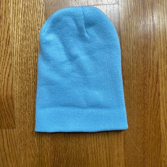 Blue Beanie Winter Hat - Picture 3 of 4